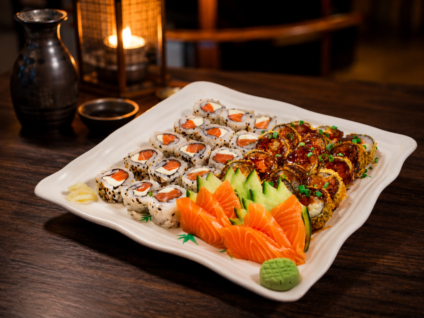 Pedido de sushi por delivery